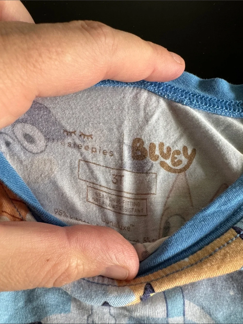 Little Sleepies Blue Cartoon Puppy Sleep Set